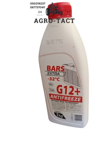 BARS EXTRA ANTIFREEZE G-12 (-32С) 1л Красный антифриз G-12 фото