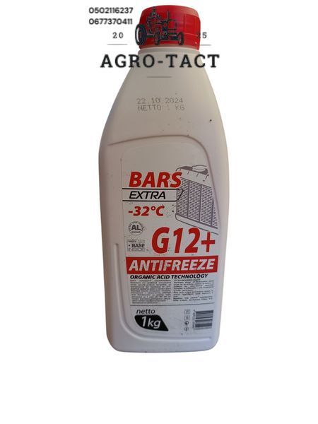 BARS EXTRA ANTIFREEZE G-12 (-32С) 1л Красный антифриз G-12 фото