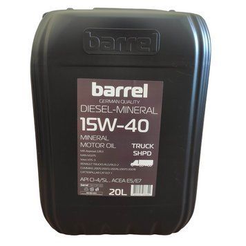 Олія моторна Barrel Diesel-Mineral SHPD 15W-40 20л, Німеччина 15W-40 фото