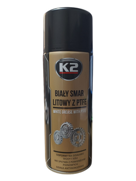 Мастило універсальне K2 PRO White PTFE рідке літієве біле 400 мл (W121) W121 фото