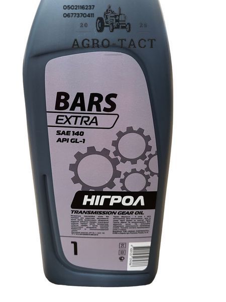 Трансмісійна олива SAE 140 (Bars Extra) Нігрол 1 л 2194027170 фото