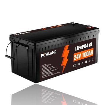 Аккумулятор POWLAND 24V 100Ah LiFePO4, литий-железо-фосфатная батарея для автономного и резервного питания 12539 фото