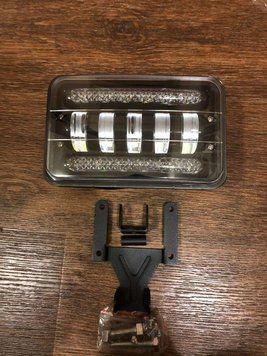 Фара светодиодная 75W СТГ Светодиодная led панель 75 Вт ближний свет лед балка + ходовой огонь 1354544579 фото