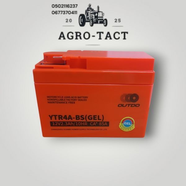 Аккумулятор АКБ YTR4A-BS 12V 2.3A OUTDO 11-8,5-4,5 см YTR4A-BS фото